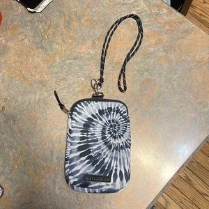 Madden Girl Tye Dye Neoprene Phone Pouch NWOT Clear side to view phone